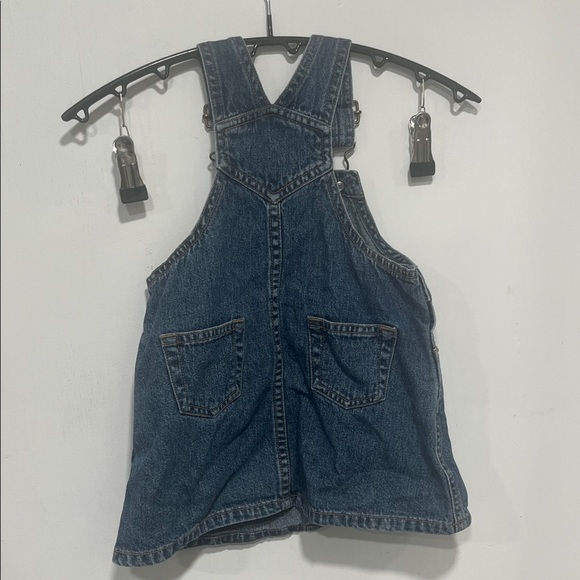 BONGO Blue Kids Overalls with Heart Accents Size 24 Months - Picture 4 of 9